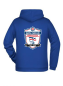 Preview: Hoody "Hansa Fanclub Nordhessen" - royalblau - Brustlogo & gr. Rückenlogo